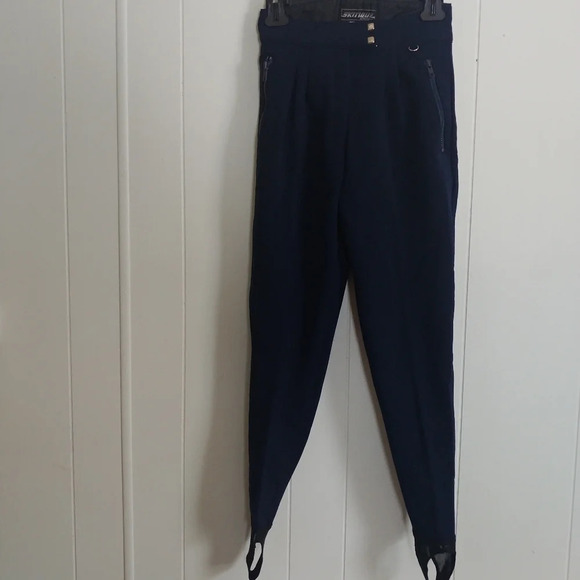 Skitique Pants - Skitique International Blue Navy Snow Ski Pants Womens Size 2?